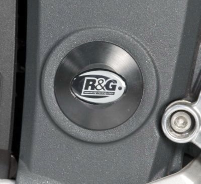 Zátka do rámu, levá, Triumph Speed Triple '05-'08 / Sprint ST / GT '10, černá